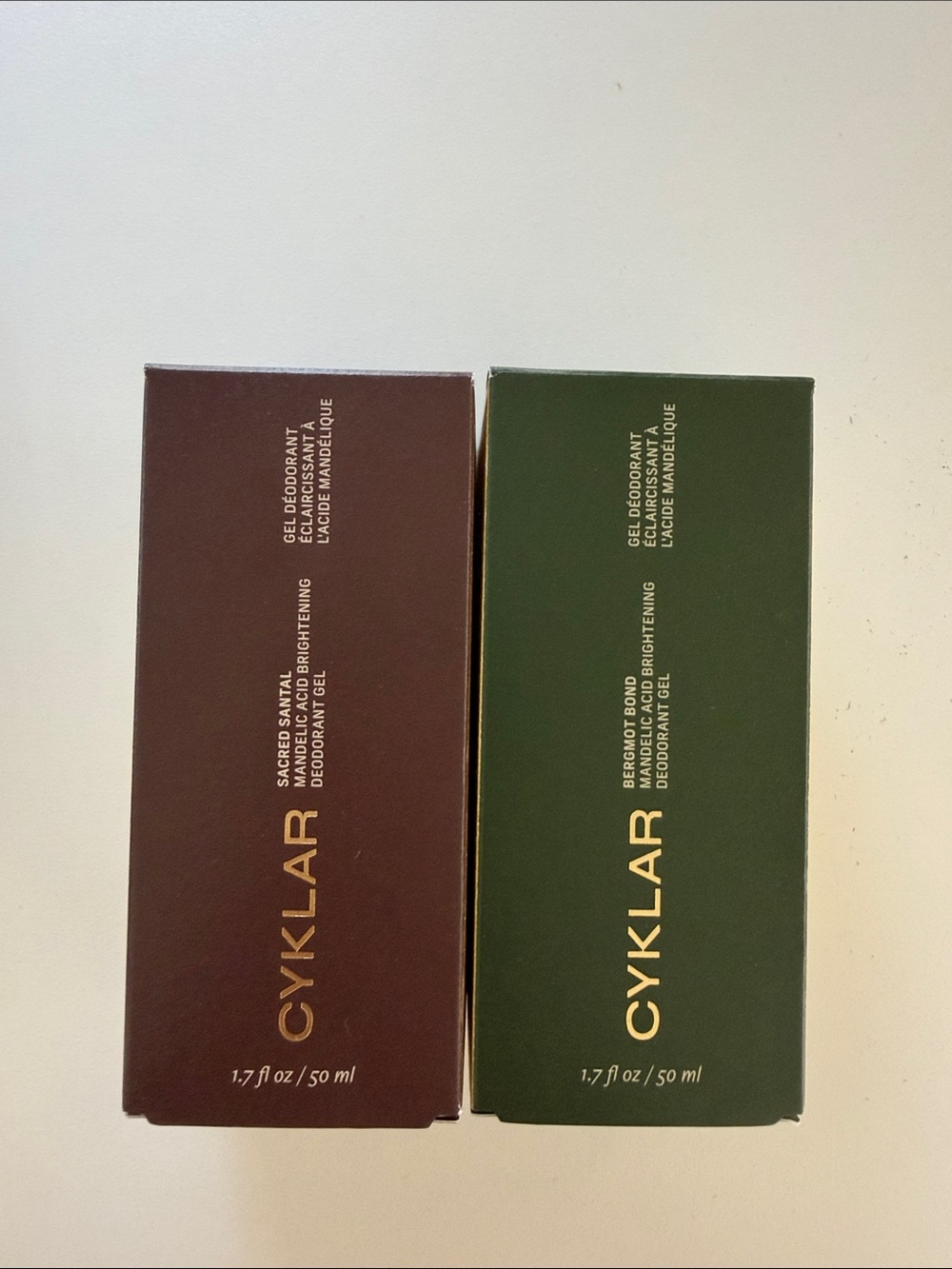 CYKLAR Sacred Santal and Bergmot Bond Deodorant Gel — 2 Products
